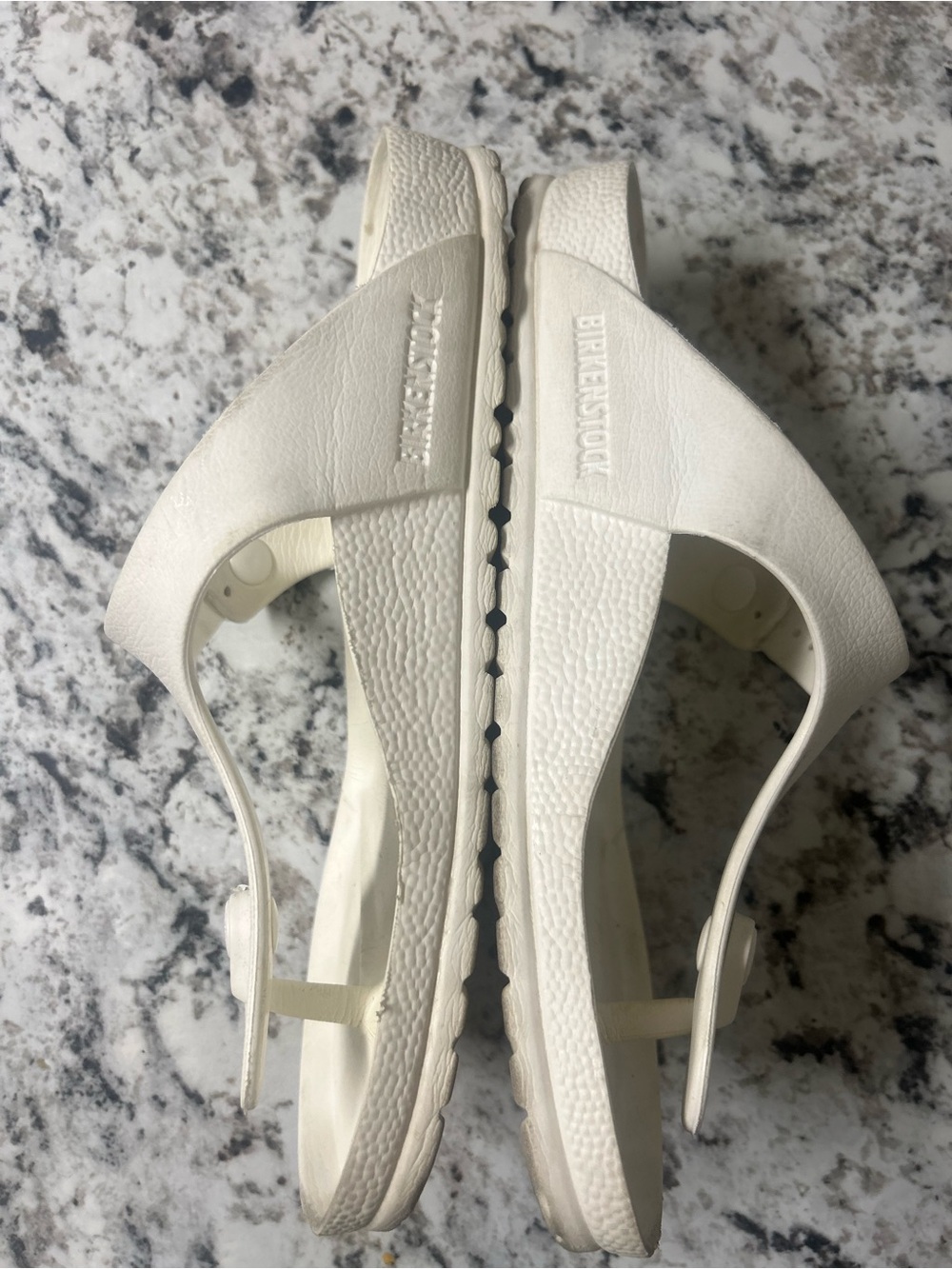 Birkenstock Gizeh Essentials White EVA Thong Sandals Size 39 / US 8-8.5 - Picture 5 of 9